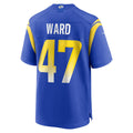 Ndoa LA.Rams #47 Alex Ward Royal Home Game Jersey