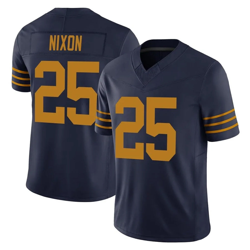 GB.Packers #25 Keisean Nixon Player Navy The 1923 Classic Vapor F.U.S.E. Home Game Ndoa Stitched Jerseys