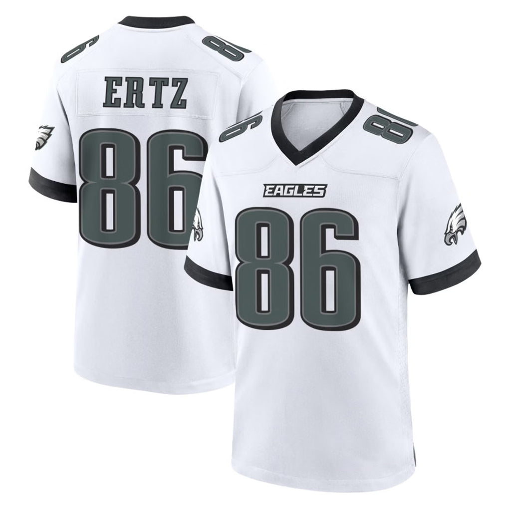 P.Eagles #86 Zach Ertz Player White Game Home Ndoa Stitched Jerseys