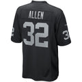 Ndoa LV.Raiders #32 Marcus Allen Black Game Retired Player Jersey