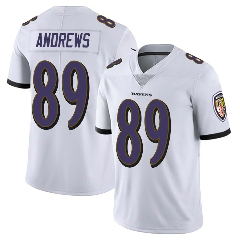 B.Ravens #89 Mark Andrews Player White Vapor Untouchable Game Ndoa Stitched Jerseys