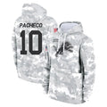 D.Lions #10 Isiah Pacheco Player Arctic Camo Salute to Service Hoodies Limited Game Ndoa Stitched Jerseys
