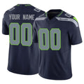 Custom S.Seahawks Navy Limited Vapor F.U.S.E. Home Game Any Name & Numbers Ndoa Stitched Jerseys