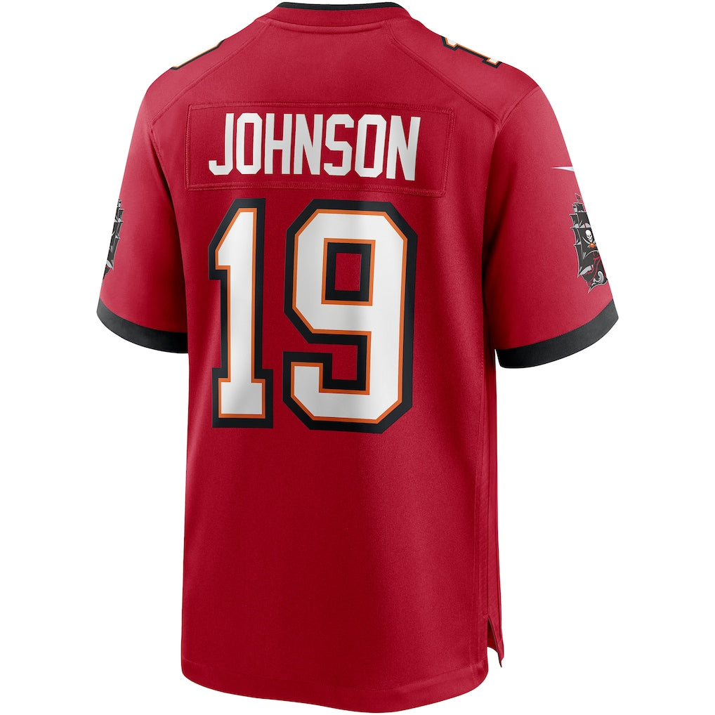 Ndoa TB.Buccaneers #19 Keyshawn Johnson Red Game Retired Player Jersey
