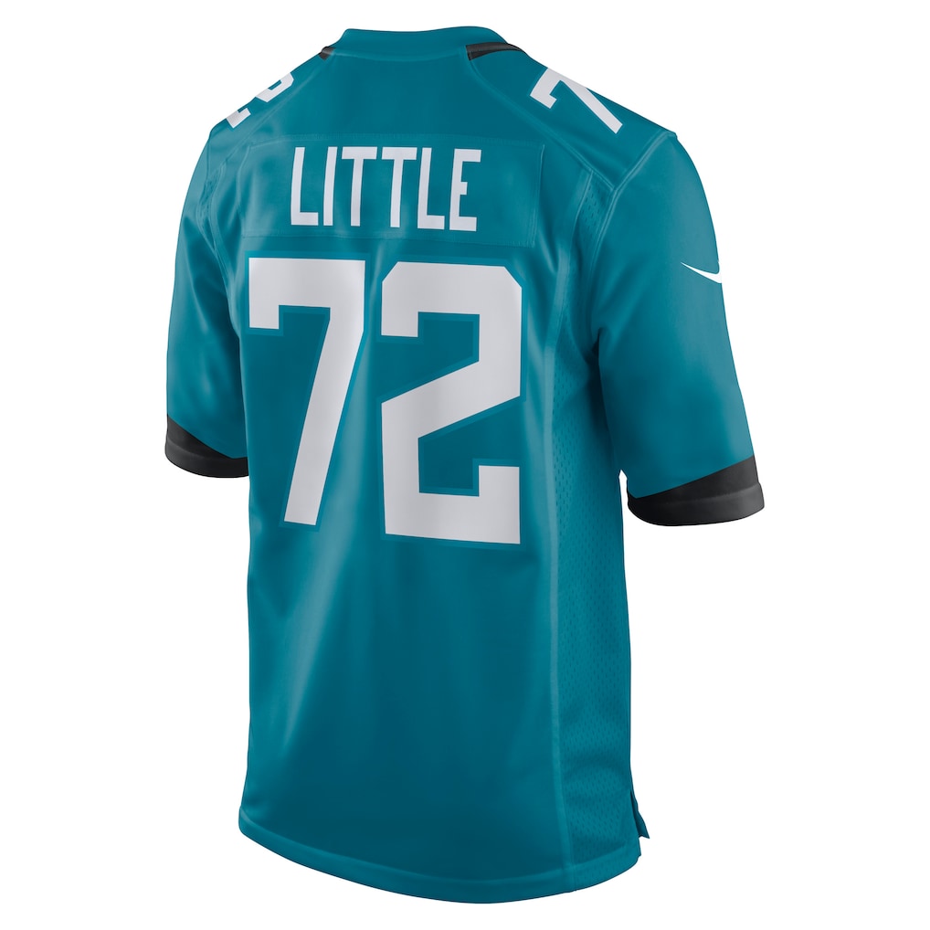Ndoa J.Jaguars #72 Walker Little Teal Game Jersey
