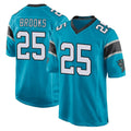C.Panthers #25 Jonathon Brooks Player Blue Game Ndoa Stitched Jerseys
