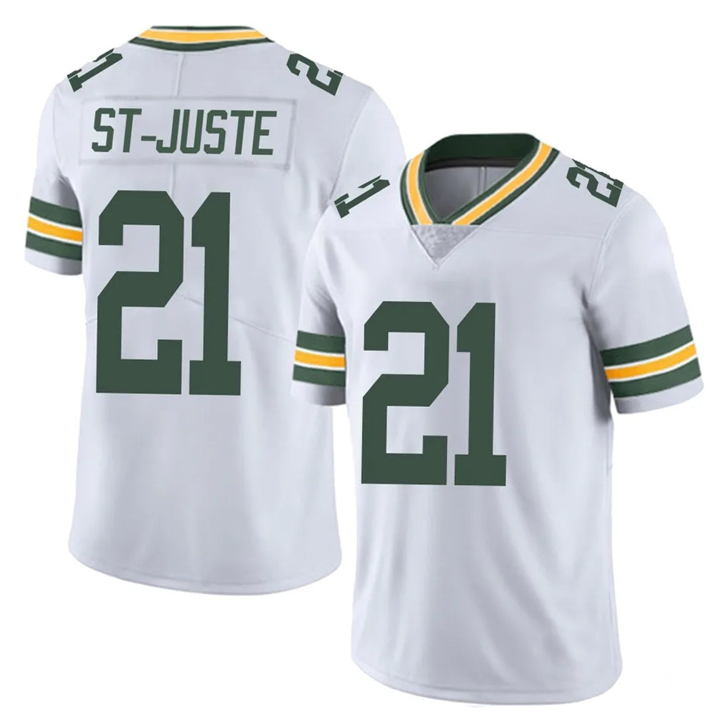 GB.Packers #21 Benjamin St-Juste Player White Vapor Untouchable Limited Home Game Ndoa Stitched Jerseys