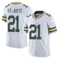 GB.Packers #21 Benjamin St-Juste Player White Vapor Untouchable Limited Home Game Ndoa Stitched Jerseys