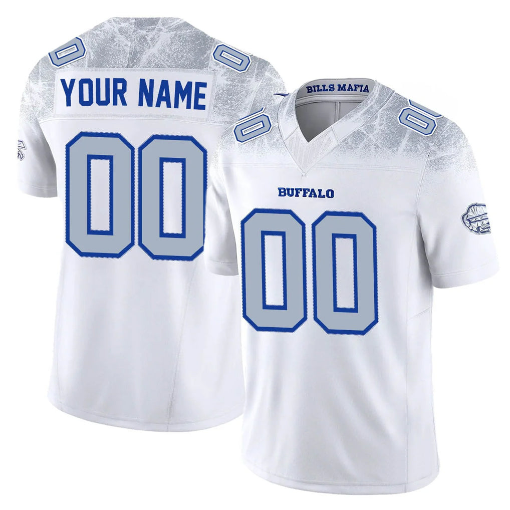 Custom B.Bills White Rivalry Series Vapor F.U.S.E. Limited Any Name & Numbers Ndoa Stitched Jerseys