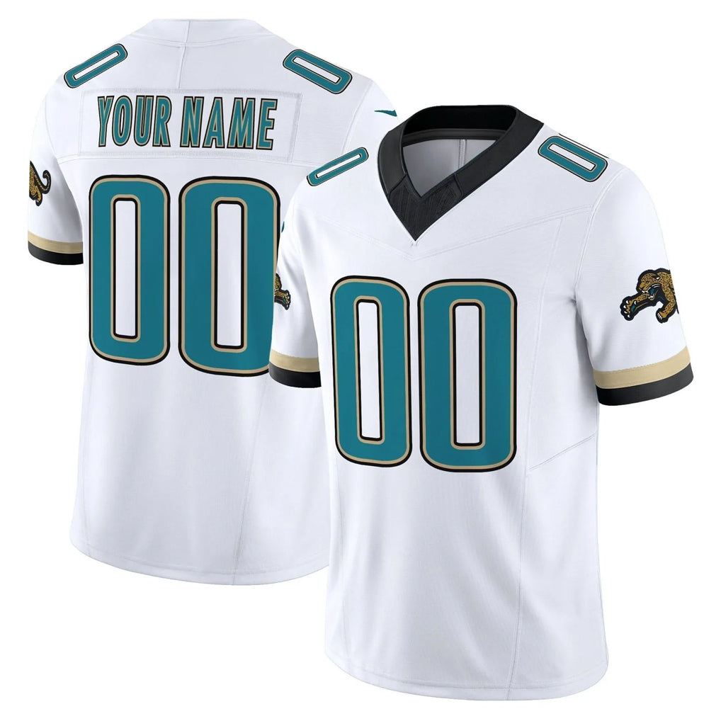 Custom J.Jaguars White Prowler Throwback Vapor F.U.S.E. Limited Home Game Any Name & Numbers Ndoa Stitched Jerseys