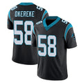 C.Panthers #58 Bobby Okereke Player Black Limited Home Game Ndoa Stitched Jerseys