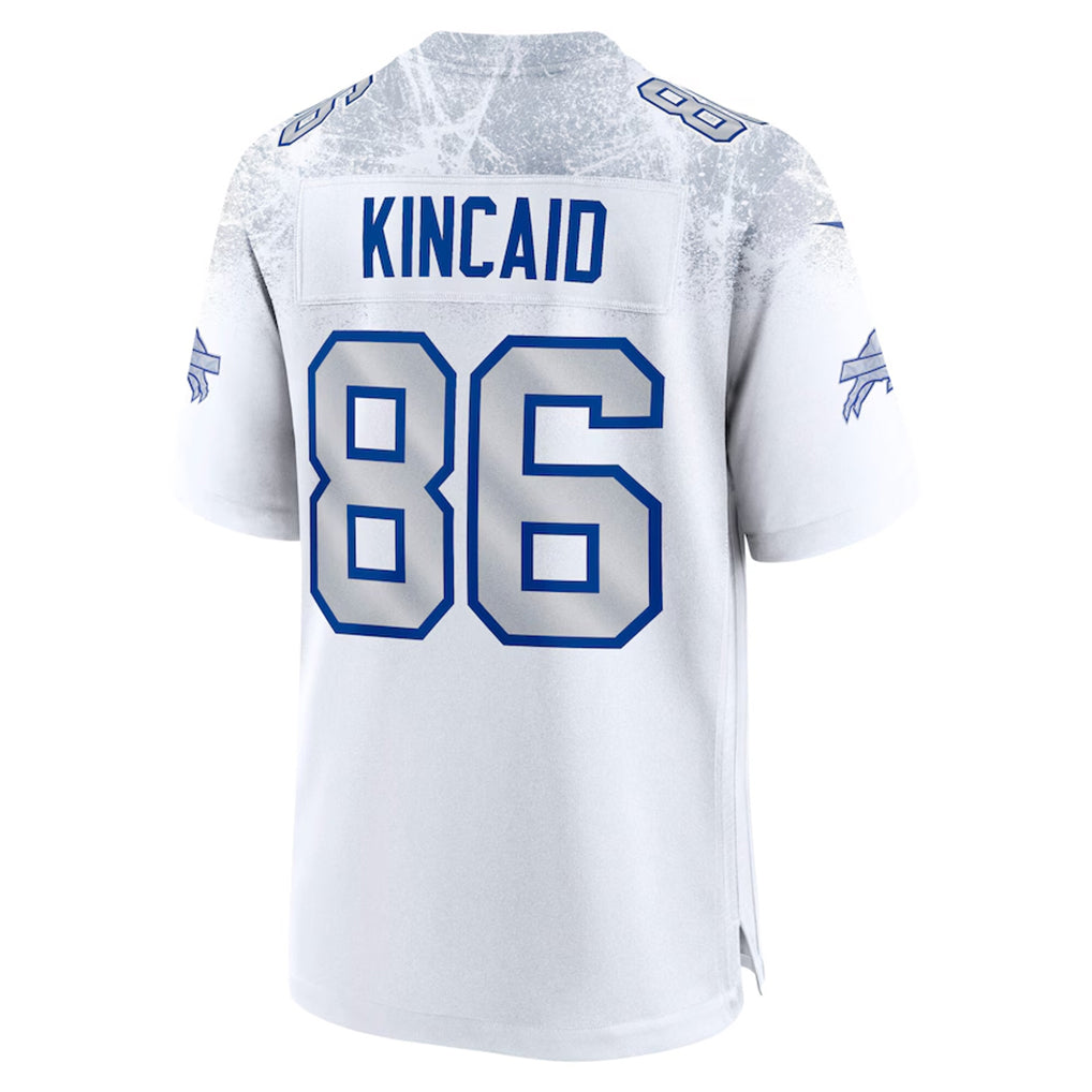 B.Bills #86 Dalton Kincaid Player White Rivalries Collection Game Ndoa Stitched Jerseys