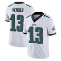 P.Eagles #13 Dontayvion Wicks Player White Limited Vapor Untouchable Home Game Ndoa Stitched Jerseys