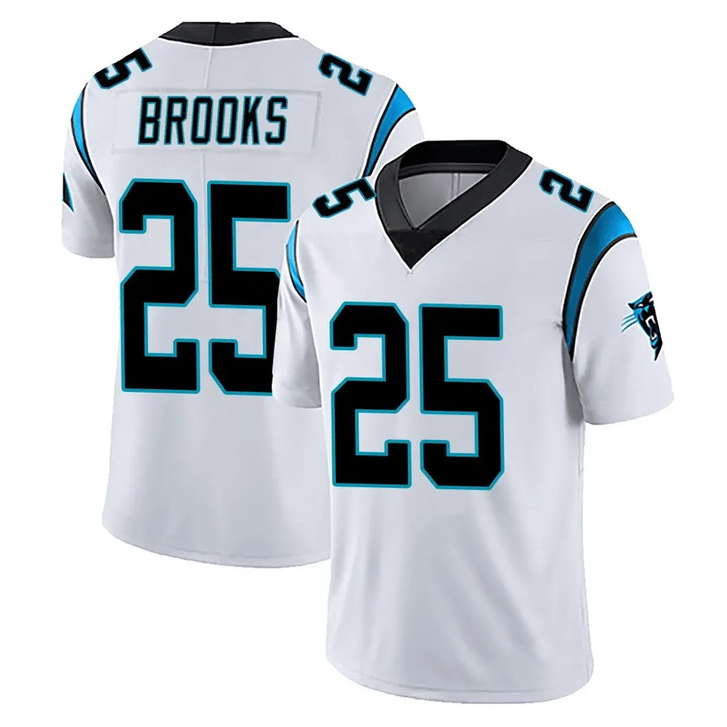 C.Panthers #25 Jonathon Brooks Player White Vapor Untouchable Limited Game Ndoa Stitched Jerseys
