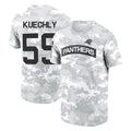 C.Panthers #59 Luke Kuechly Player Arctic Camo Salute to Service T-Shirt Hoodies Ndoa Stitched Jerseys