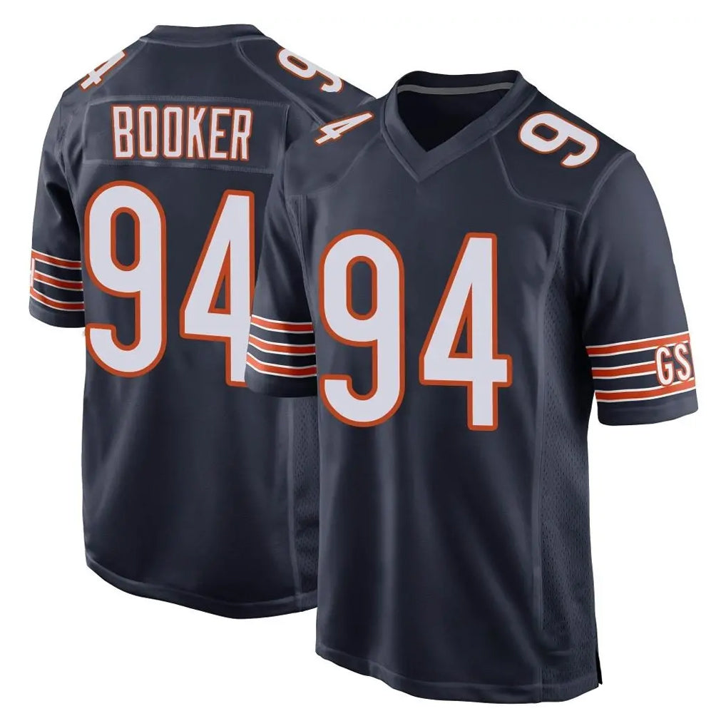 C.Bears #94 Austin Booker Player Navy Home Game Ndoa Stitched Jerseys