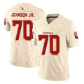 A.Cardinals #70 Paris Johnson Jr. Player Cream Rivalries Collection Vapor Limited Home Game Ndoa Stitched Jerseys