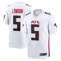 A.Falcons #5 Drake London Player White Game Ndoa Stitched Jerseys