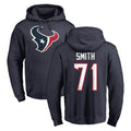 H.Texans #71 Braden Smith Player Navy Pro Line Pullover Hoodie Limited Game Ndoa Stitched Jerseys