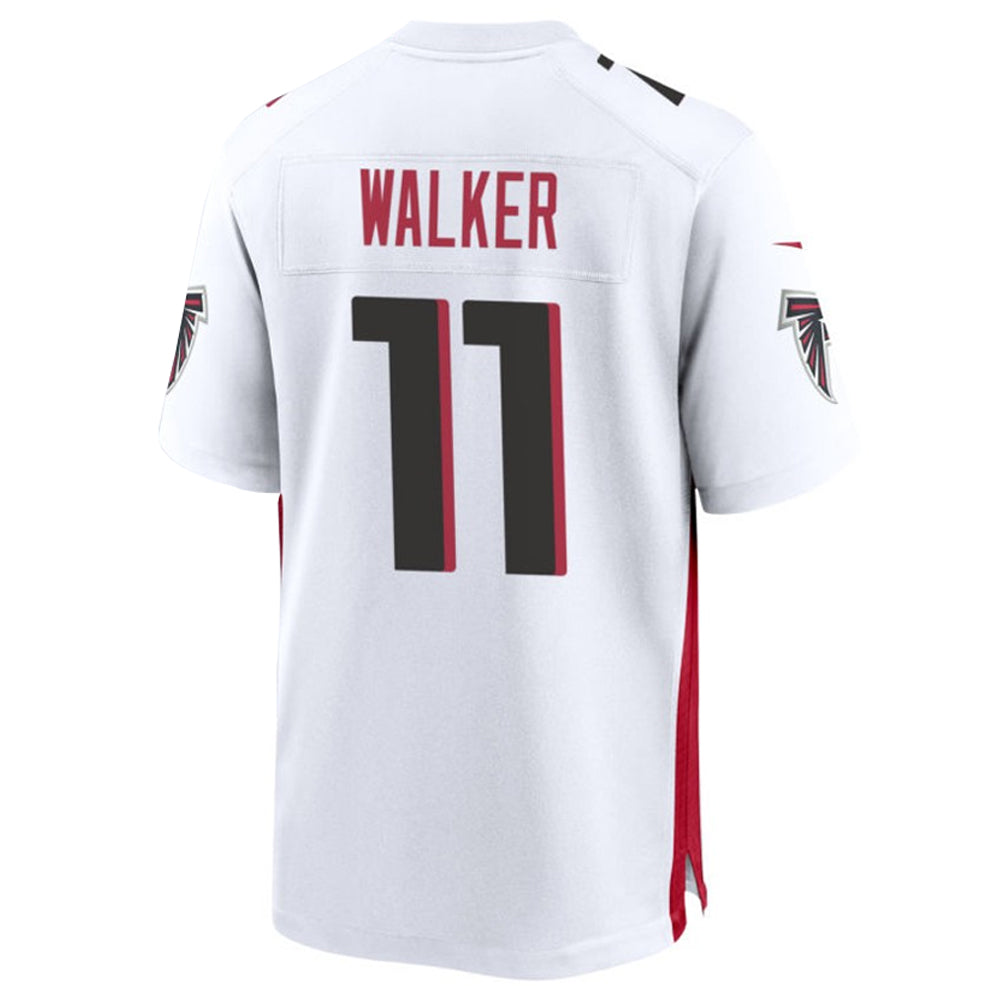 A.Falcons #11 Jalon Walker Player White Home Game Ndoa Stitched Jerseys