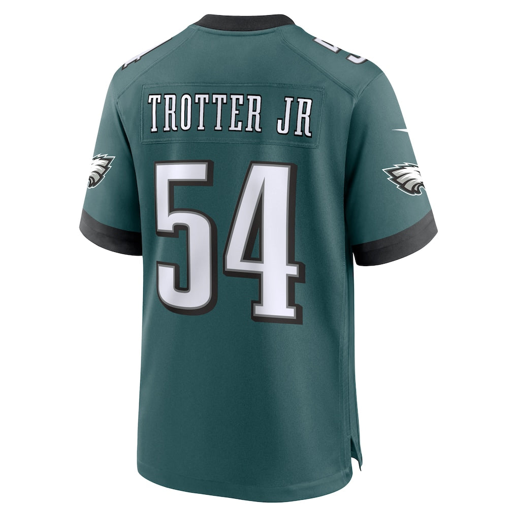 Ndoa P.Eagles #54 Jeremiah Trotter Jr. Green Game Jersey