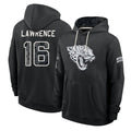 J.Jaguars #16 Trevor Lawrence Player 2026 Black Logo Pullover Hoodies Limited Game Ndoa Stitched Jerseys