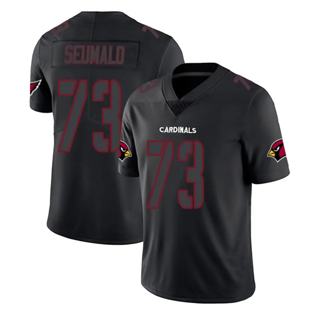 A.Cardinals #73 Isaac Seumalo Player Black Impact Limited Home Game Ndoa Stitched Jerseys