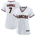 Ndoa A.Diamondbacks #7 Corbin Carroll Player White Home Replica Personalized Stitched Jerseys
