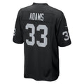 Ndoa LV.Raiders #33 Jamal Adams Black Team Game Jersey