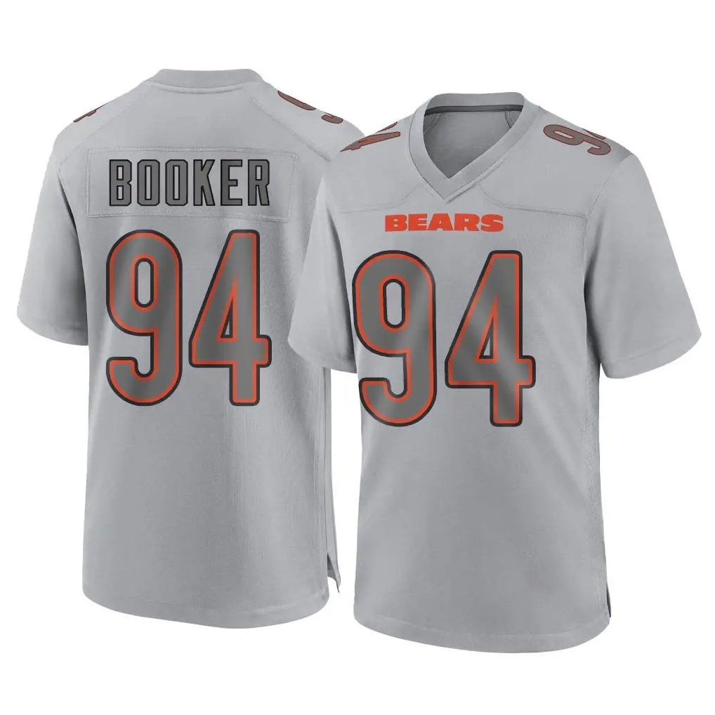 C.Bears #94 Austin Booker Player Gray Atmosphere Fashion Game Ndoa Stitched Jerseys