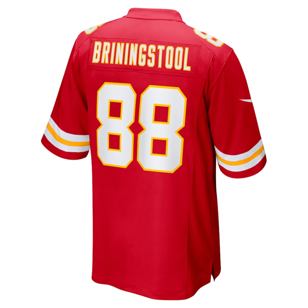 Ndoa KC.Chiefs #88 Jake Briningstool Red Team Game Jersey