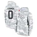 D.Broncos #0 Jonathon Cooper Player Arctic Camo Salute to Service Hoodies Limited Game Ndoa Stitched Jerseys