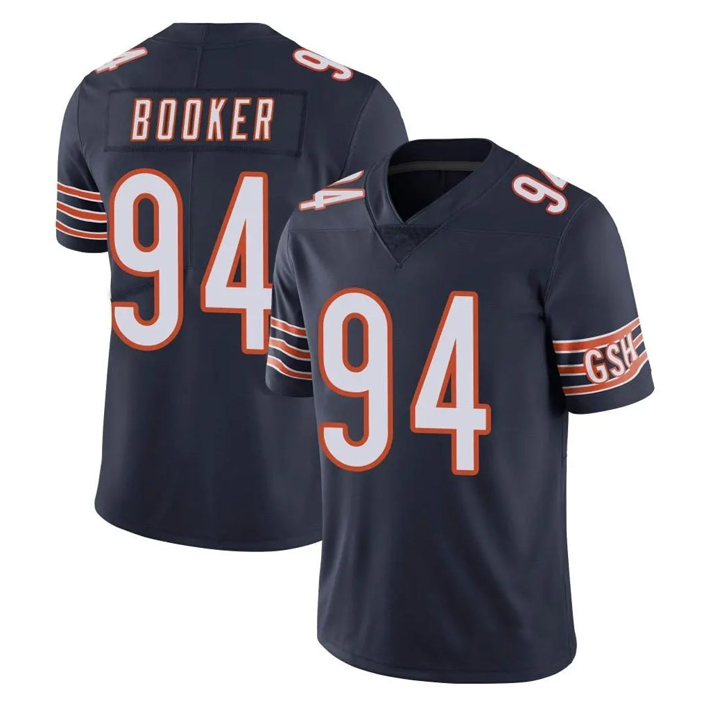 C.Bears #94 Austin Booker Player Navy Vapor Untouchable Limited Home Game Ndoa Stitched Jerseys