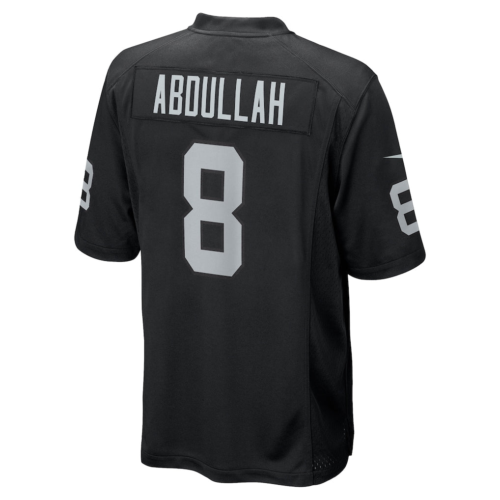 Ndoa LV.Raiders #8 Ameer Abdullah Black Team Game Jersey