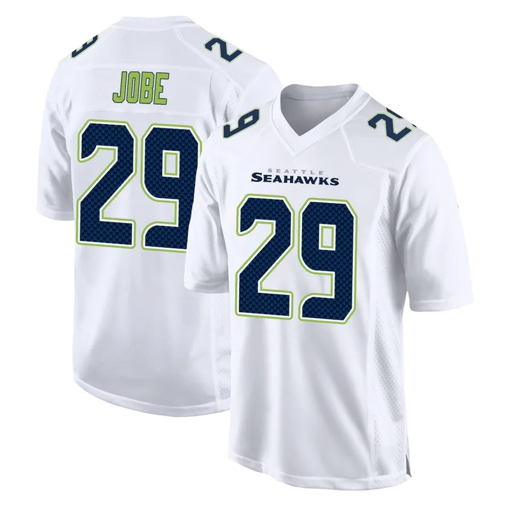 S.Seahawks #29 Josh Jobe Player White Tundra Fashion Home Game Ndoa Stitched Jerseys