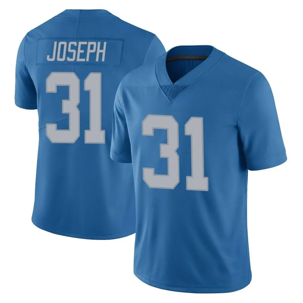 D.Lions #31 Kerby Joseph Player Blue Limited Throwback Vapor Untouchable Ndoa Stitched Jerseys