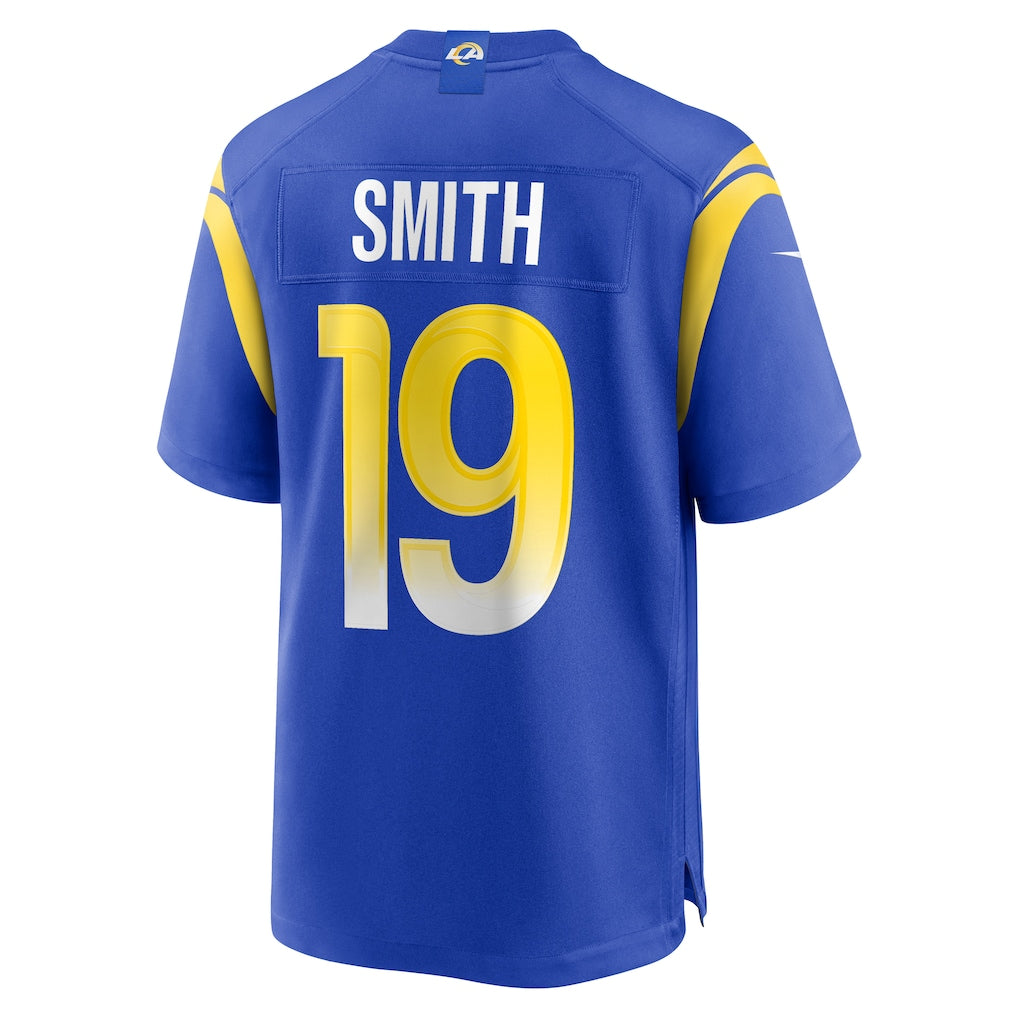 Ndoa LA.Rams #19 Xavier Smith Royal Home Game Jersey