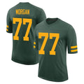 GB.Packers #77 Jordan Morgan Player Green Alternate Vapor Home Game Ndoa Stitched Jerseys