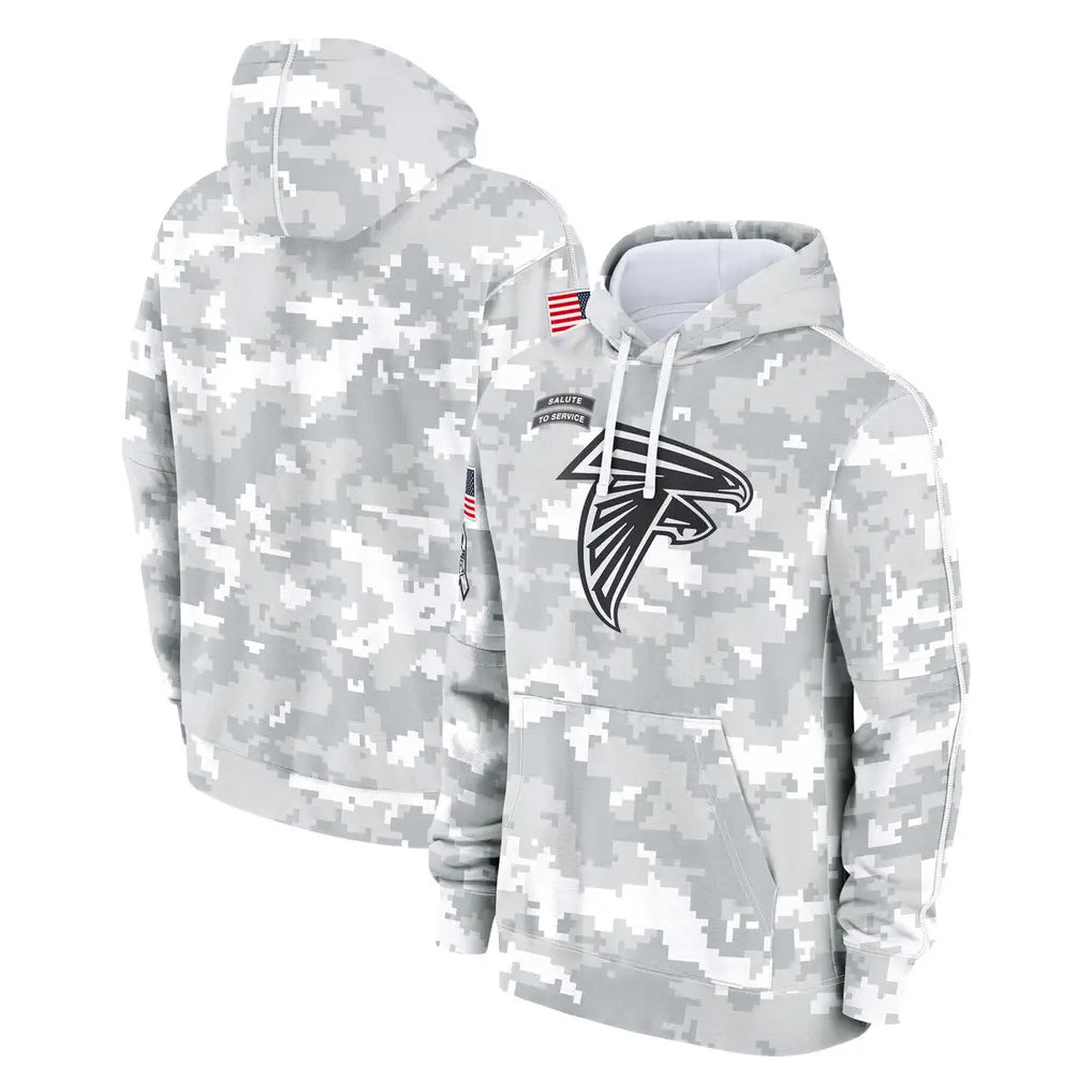 A.Falcons ## Falcons Blank Player Arctic Camo Salute to Service Limited Hoodie Ndoa Stitched Jerseys