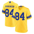 LA.Rams #84 Colby Parkinson Player Gold Classic Sol Home Game Ndoa Stitched Jerseys