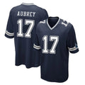 D.Cowboys #17 Brandon Aubrey Player Navy Home Game Ndoa Stitched Jerseys