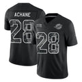 M.Dolphins #28 De'Von Achane Player Black Limited 2026 Salute to Service Home Game Ndoa Stitched Jerseys