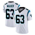 C.Panthers #63 Rasheed Walker Player White Vapor Untouchable Limited Game Ndoa Stitched Jerseys
