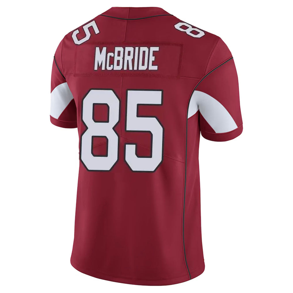 A.Cardinals #85 Trey McBride Player Cardinal Vapor Limited Home Game  Ndoa Stitched Jerseys
