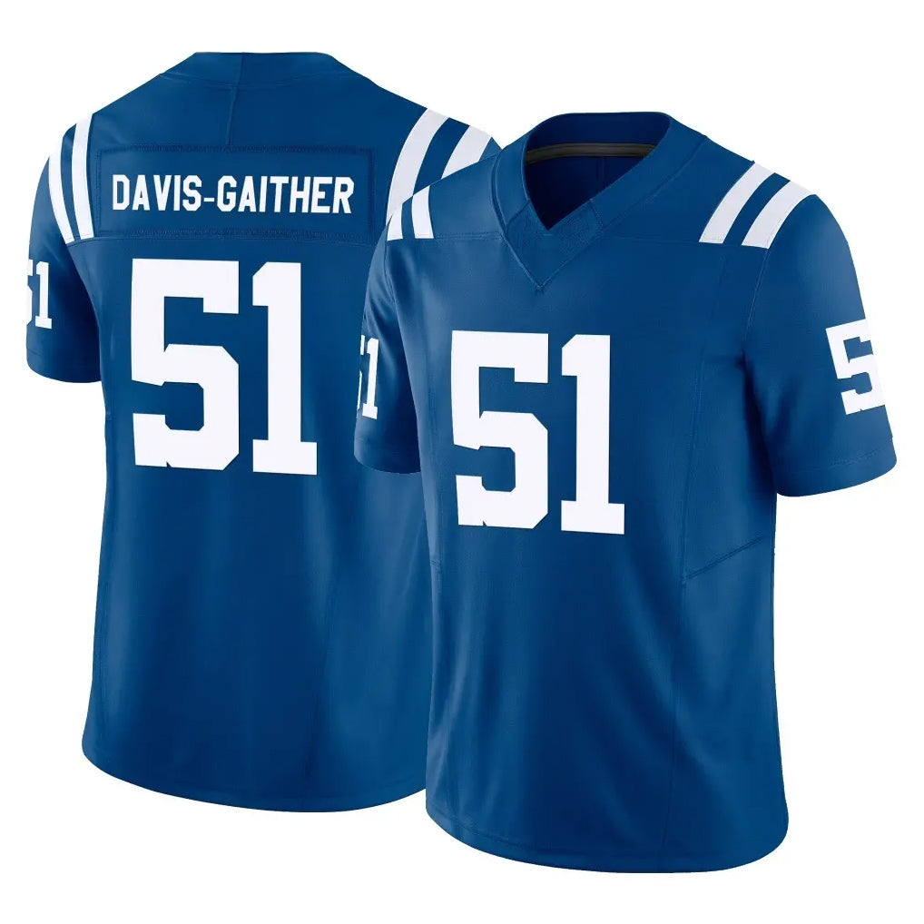 IN.Colts #51 Akeem Davis-Gaither Player Royal Limited Vapor F.U.S.E. Home Game Ndoa Stitched Jerseys