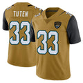 J.Jaguars #33 Bhayshul Tuten Player Gold Vapor Limited Home Game Ndoa Stitched Jerseys
