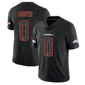 D.Broncos #0 Jonathon Cooper Player Black Impact Limited Game Ndoa Stitched Jerseys