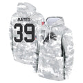 D.Lions #39 Jake Bates Player Arctic Camo Salute to Service Hoodies Limited Game Ndoa Stitched Jerseys