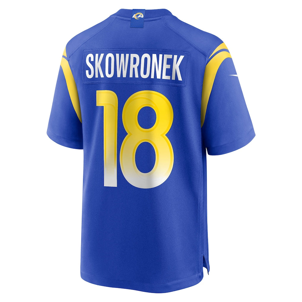 Ndoa LA.Rams #18 Ben Skowronek Royal Game Jersey