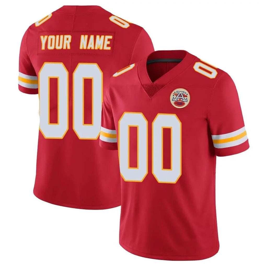 Custom KC.Chiefs Red Limited Vapor Untouchable Home Game Any Name & Numbers Ndoa Stitched Jerseys